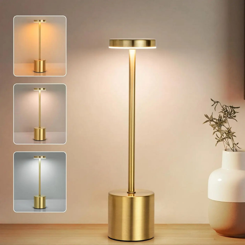 Lumio – Elegante H-Vormige LED Designlamp met USB-C Oplaadfunctie