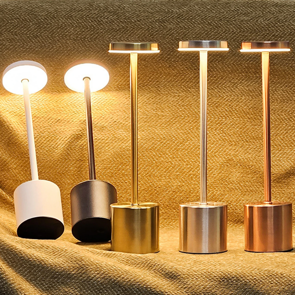 Lumio – Elegante H-Vormige LED Designlamp met USB-C Oplaadfunctie