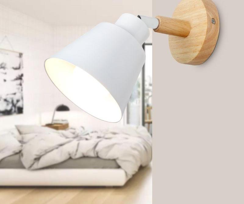Lumio – Scandinavische Wandlamp van IJzer & Hout