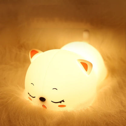Lumio – Spinnende Kat Nachtlamp Kind LED Slaaplamp Babykamer