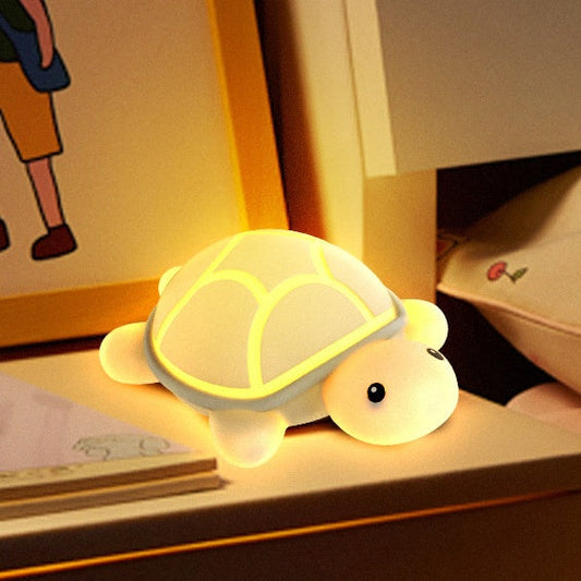 Lumio - Schildpad Nachtlamp met LED en Tap-Functie