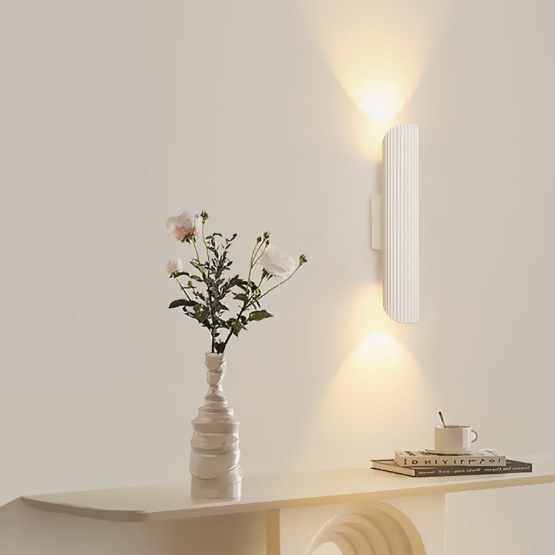 Scandinavische Wandlamp – Wit/Zwart – LED 6W 600lm