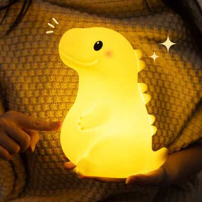 Lumio – Dino Nachtlamp Kind LED Smiley Dinosaurus Slaaplamp Babykamer