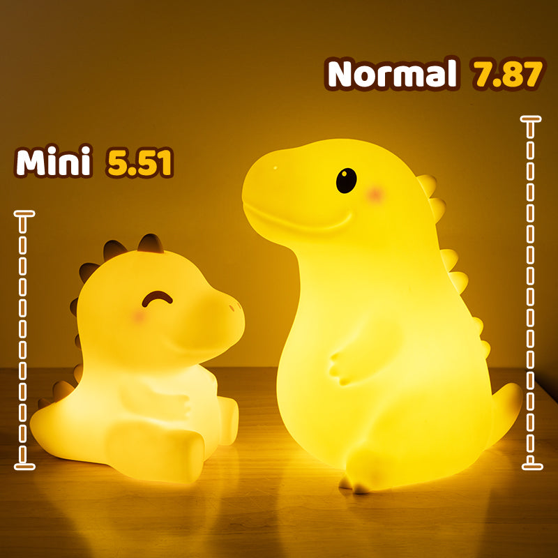 Lumio – Dino Nachtlamp Kind LED Smiley Dinosaurus Slaaplamp Babykamer
