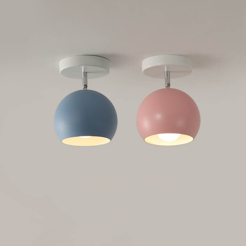Moderne `Scandinavische Minimalistische Plafondlamp – IJzer & Hout in Meerdere Kleuren