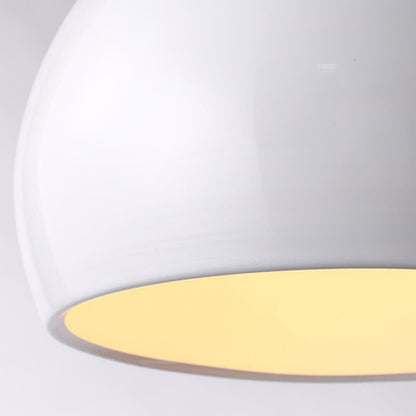 Moderne Aluminium Hanglamp – Zwart, Wit, Geel, Blauw, Roze, Rood, Groen, Grijs – E26