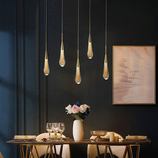 Scandinavische Gouden LED Hanglamp – Kort of Lang – 3W