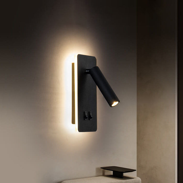 Elegante Ijzeren Wandlamp met LED