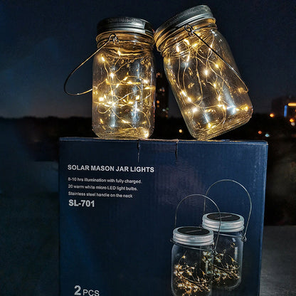 Solar LED Buitenlamp – Art Deco Wit/Geel – 1.2 V (20 LED’s)