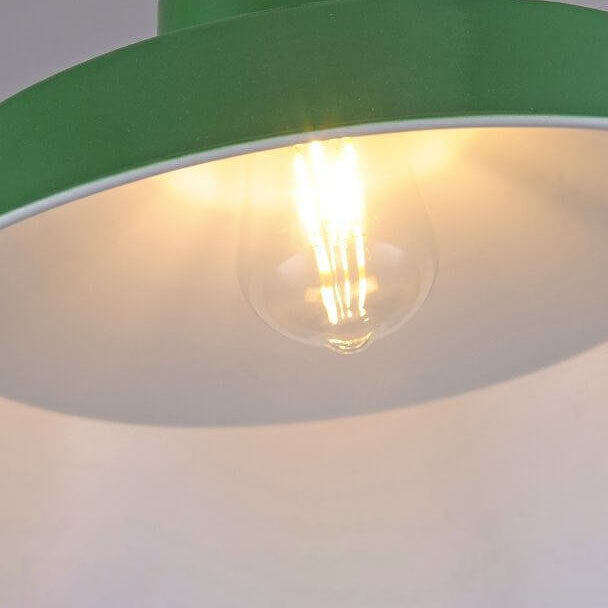 Industriële Groene Hanglamp – Meerdere Formaten