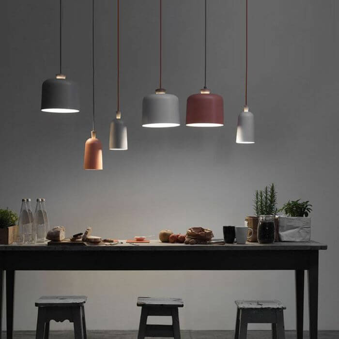 Moderne Aluminium Hanglamp – E26 Fitting, Verstelbaar Snoer 120 cm