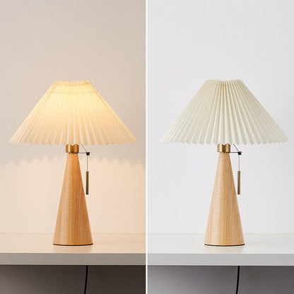 Japandi Houten Tafellamp