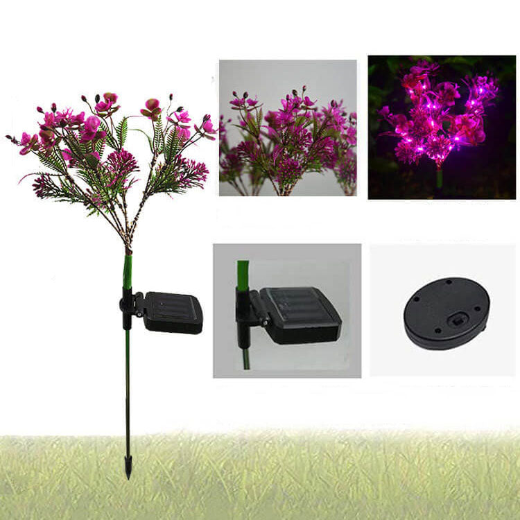 Moderne Solar LED Tuinlamp – Paars – 1.2 V (1 LED)
