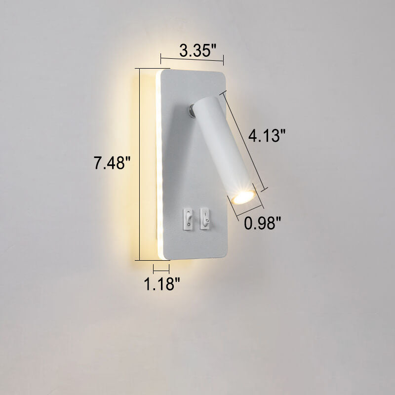Elegante Ijzeren Wandlamp met LED