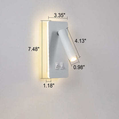 Elegante Ijzeren Wandlamp met LED