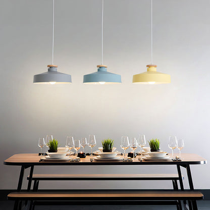 Scandinavische Houten Hanglamp – Modern & Warm