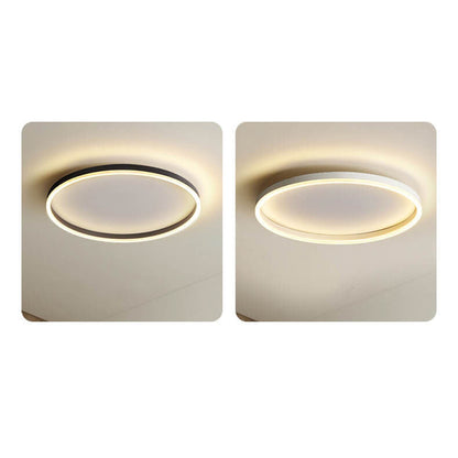 Moderne LED Plafondlamp – 3-Kleurig Licht & Oneindig Dimbaar met Afstandsbediening