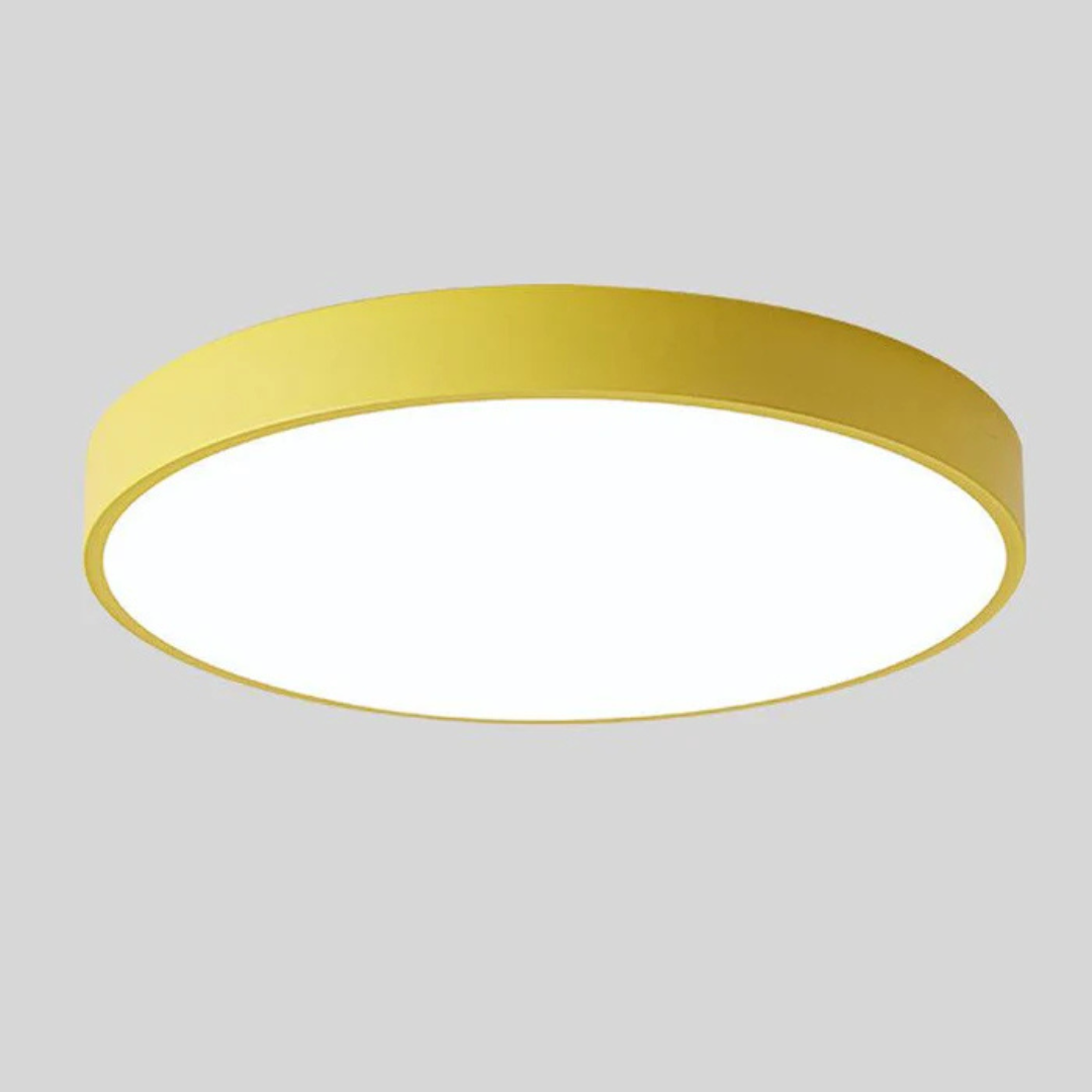Jens – LED Plafondlamp met Scandinavisch Design van Hout & Acryl