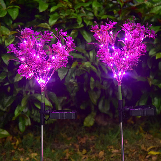 Moderne Solar LED Tuinlamp – Paars – 1.2 V (1 LED)