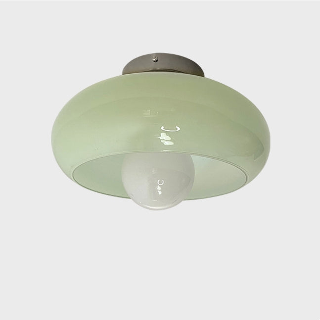 Retro Glazen Plafondlamp