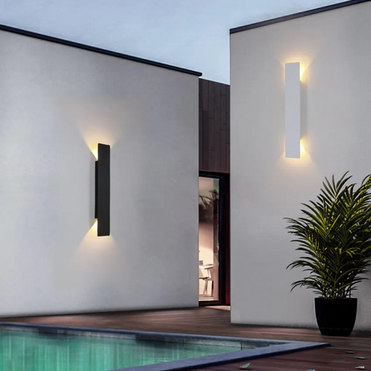 Lumio - Moderne aluminium buitenlamp met waterdicht LED-ontwerp