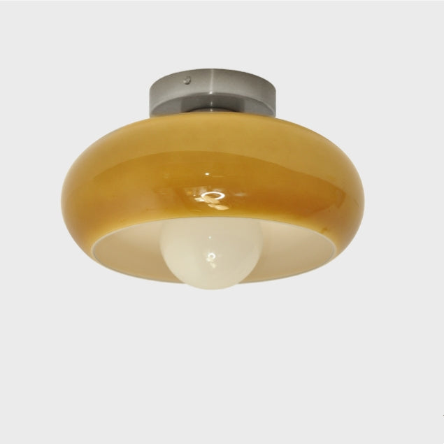 Retro Glazen Plafondlamp