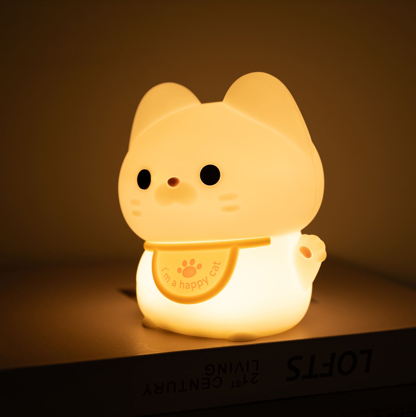 Lumio – Gelukkige Kat Nachtlamp Kind LED Slaaplamp Babykamer