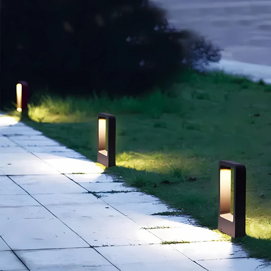 Lumio - Elegante buitenlamp zwart met weerbestendig LED-ontwerp