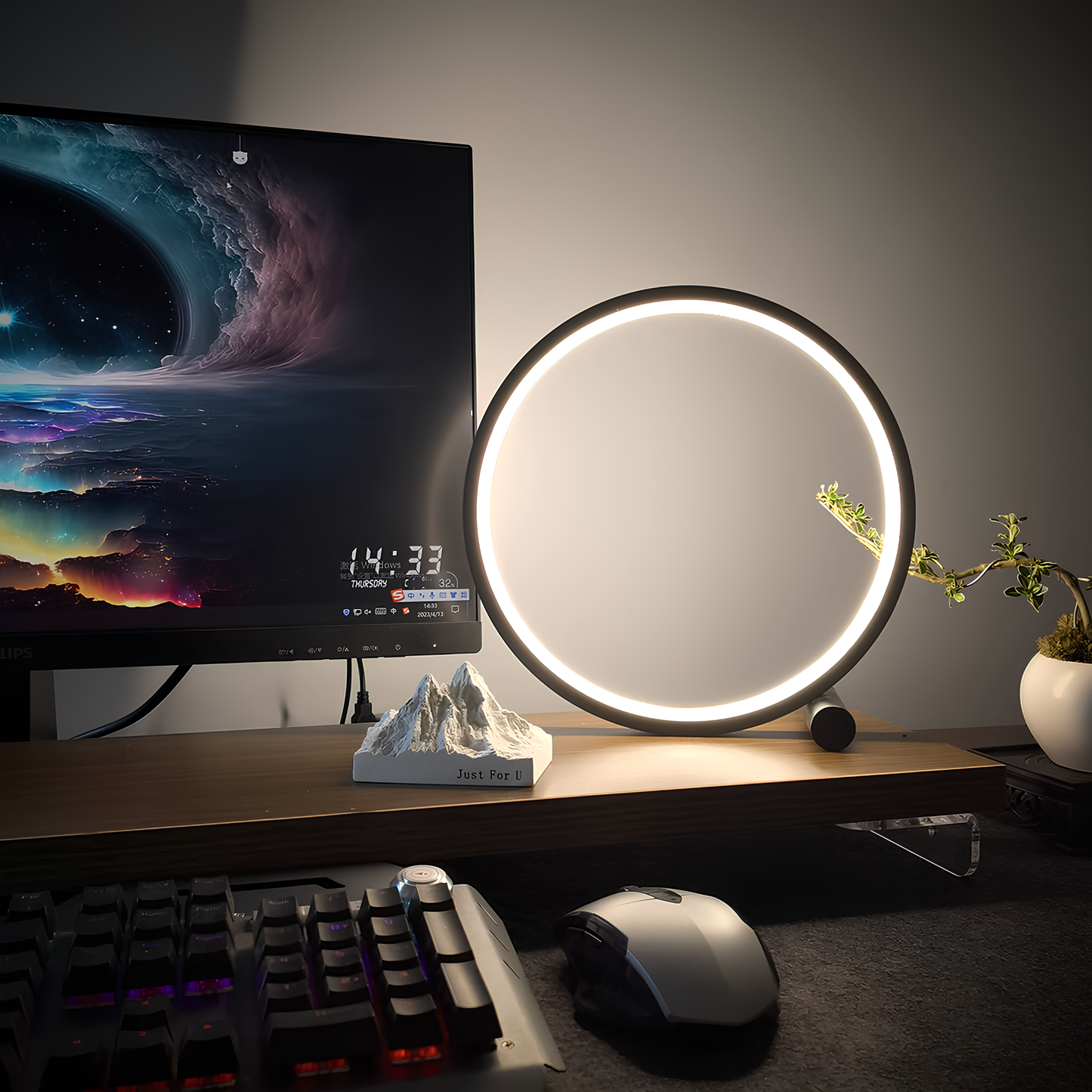 Lumio - Halo Nachtkastlamp met Minimalistisch & Scandinavisch Design