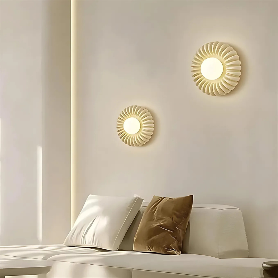 Lumio - Moderne LED Wandlamp met Artistiek Cirkelontwerp