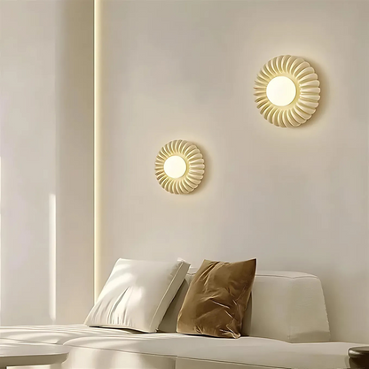 Lumio - Moderne LED Wandlamp met Artistiek Cirkelontwerp