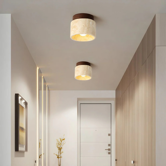 Hoki – Plafondlamp met Japans Design van Marmer & Hout