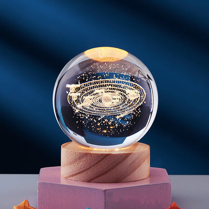 Spatio – Orb 3D Kristallen Nachtlamp