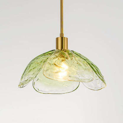 Moderne Glazen Hanglamp – Blauw, Groen of Roze – E26 Fitting