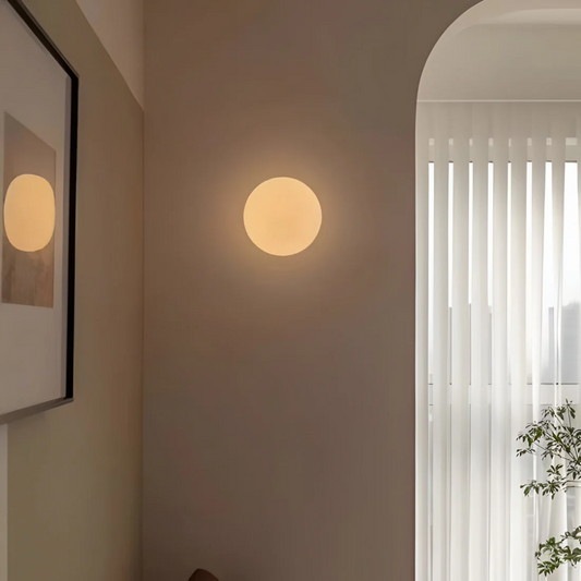 Lumio - Moderne glazen wandlamp met warm LED-licht