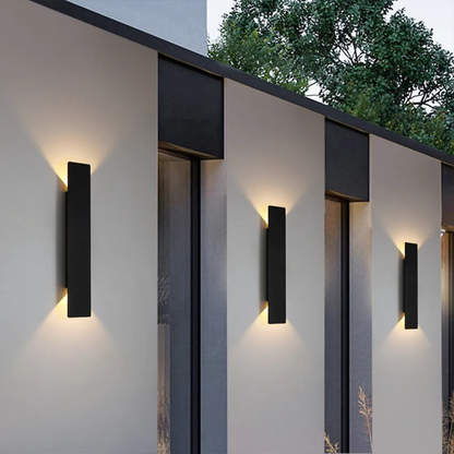Lumio - Moderne aluminium buitenlamp met waterdicht LED-ontwerp