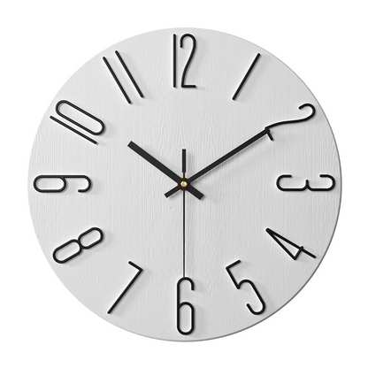 Lumio – Moderne Wandklok Minimalistisch Design Ø30 cm