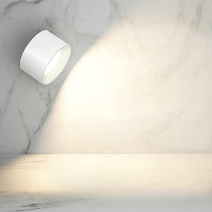 Lumio - Scandinavische draadloze wandlamp met 360° rotatie en dimfunctie