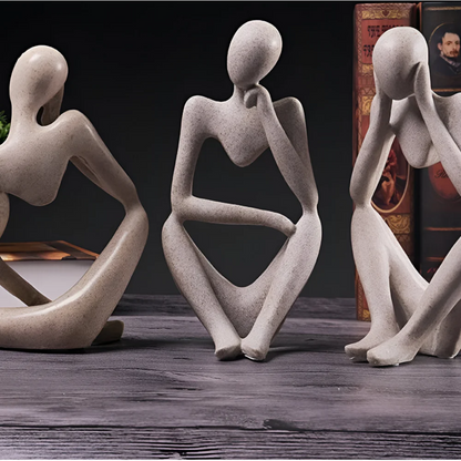 Lumio – Modern Abstract Denkend Mens Beeld