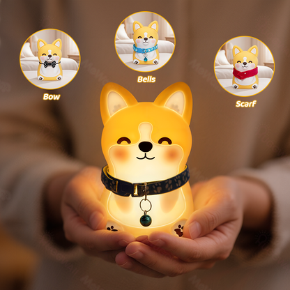 Lumio - Corgi LED Squishy Nachtlamp