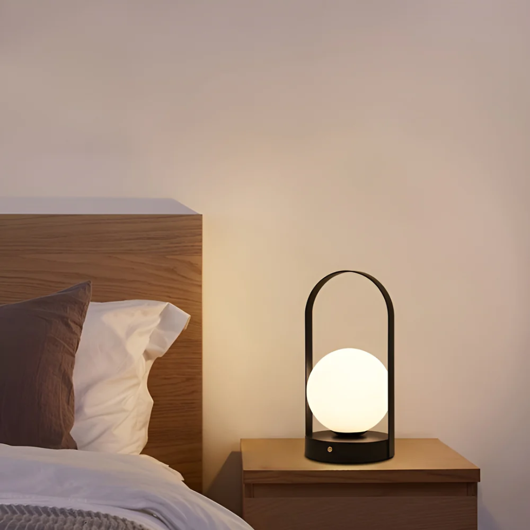 Lumio - Draadloze & Elegante oplaadbare tafellamp met warm wit licht
