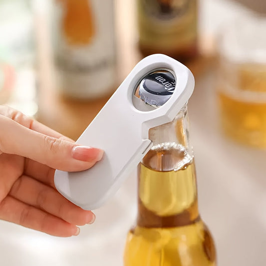 3-in-1 Flessen- en Blikopener – Magnetisch, RVS & Compact Ontwerp
