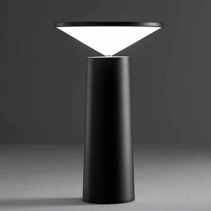 Lumio - Japandi Minimalistische Draadloze Tafellamp met 360° Rotatie
