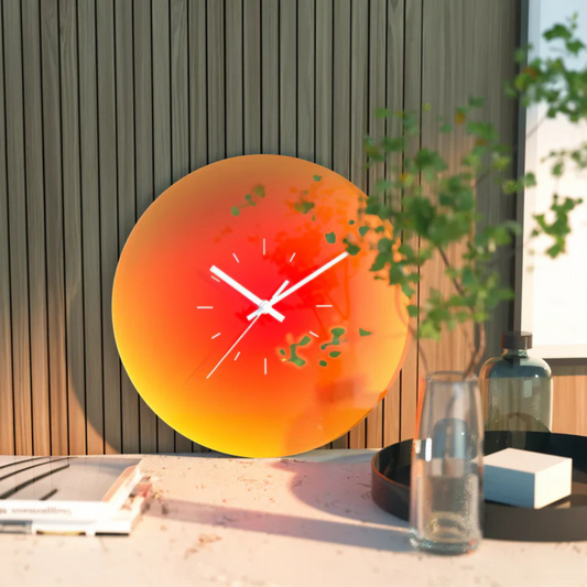 Lumio – Moderne Design Wandklok met Stil Quartz Mechanisme