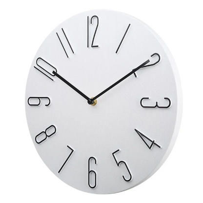 Lumio – Grote Wandklok Modern Minimalistisch Design Ø30 cm