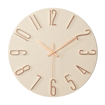 Lumio – Moderne Wandklok Minimalistisch Design Ø30 cm