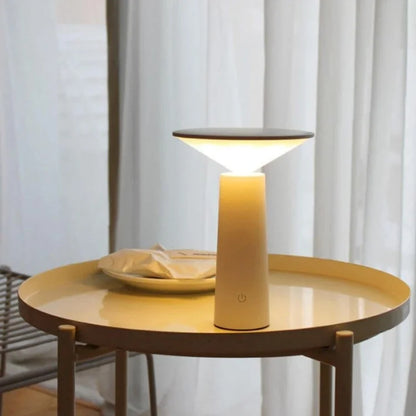 Lumio - Japandi Minimalistische Draadloze Tafellamp met 360° Rotatie
