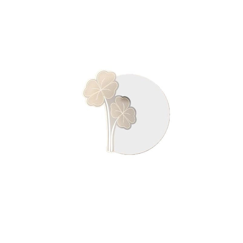 Minimalistische LED Wandlamp met Natuurmotief – Paardenbloem, Veer, Ginkgo Blad of Klavertjevier