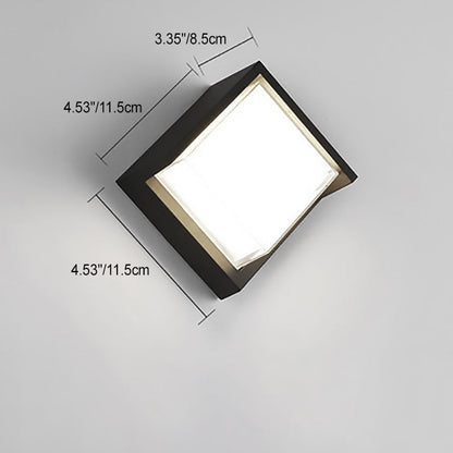 Minimalistische Buiten LED Wandlamp – Rond of Vierkant, Klein of Groot