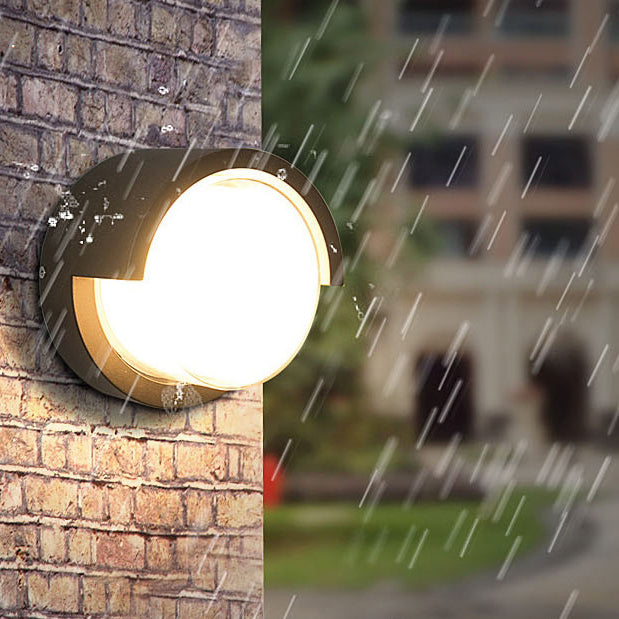 Minimalistische Buiten LED Wandlamp – Rond of Vierkant, Klein of Groot
